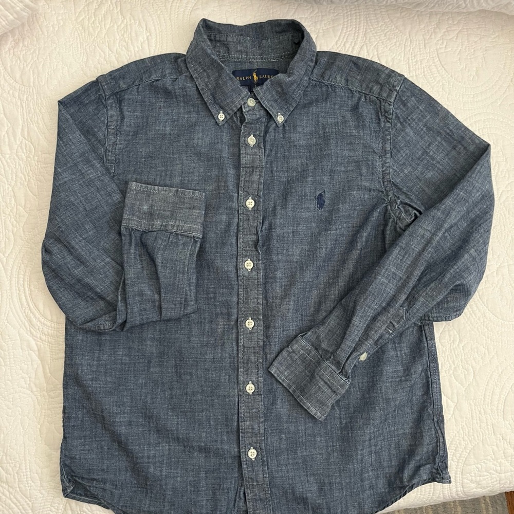 Polo Ralph Lauren Classic Fit Long Sleeve
Button Down-EUC- size L (14-16)